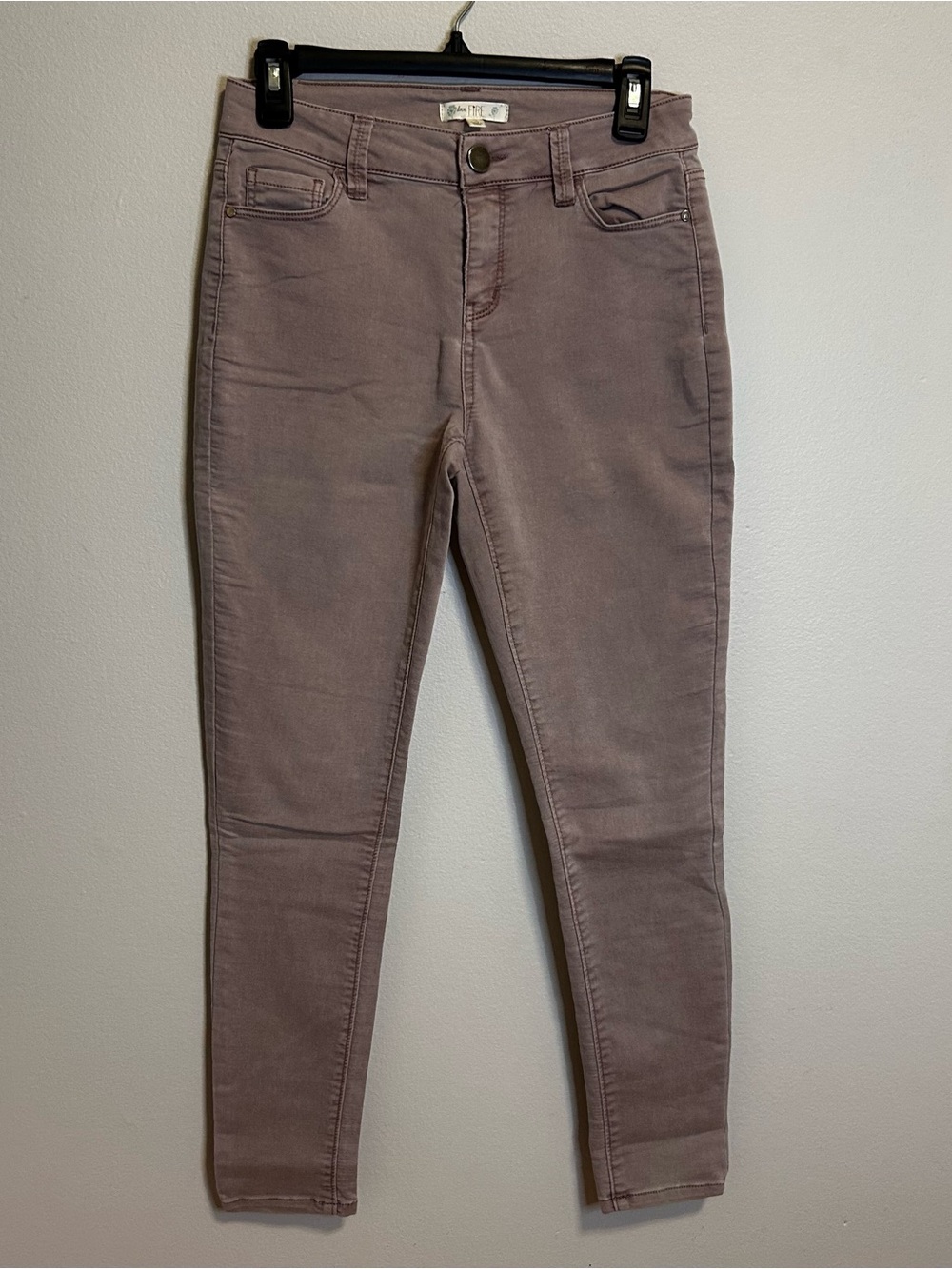 love, Fire Dusty Mauve Skinny Jeans